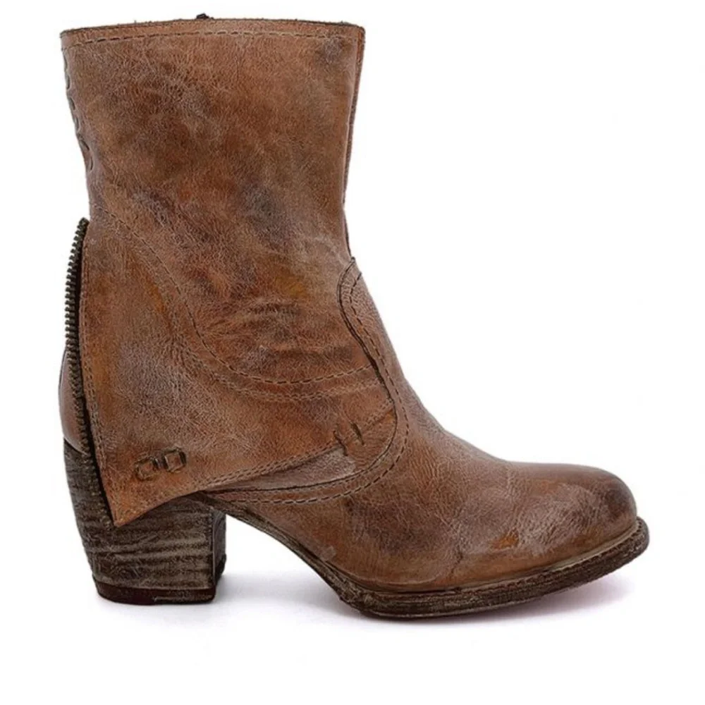 Bed Stu Iris Bootie / Distressed Boots / Distressed Bootie - Picture 3 of 9